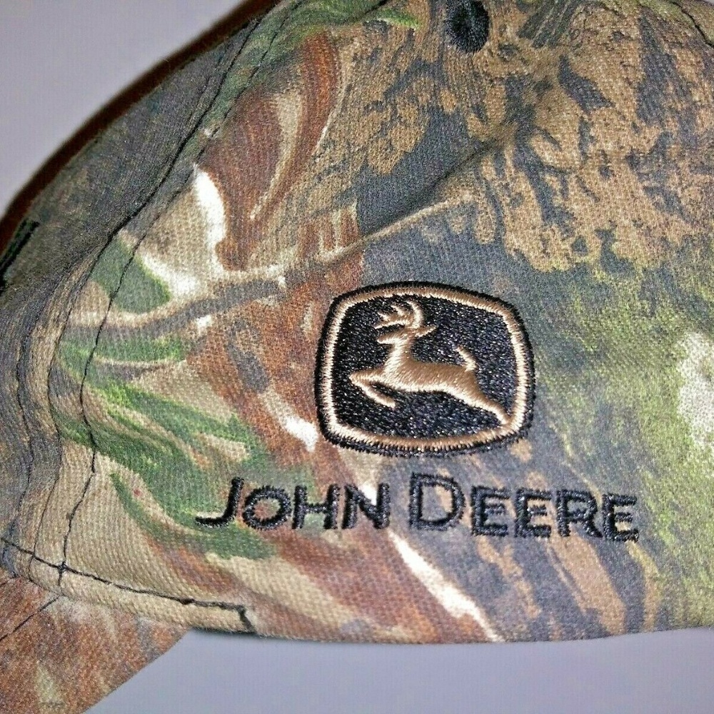 VTG JOHN DEERE Camouflage Trucker hat cap - Picture 5 of 8